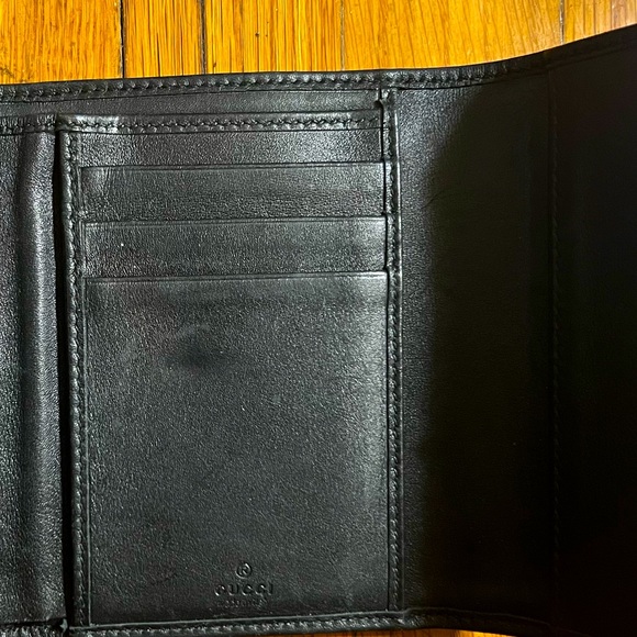 Gucci black leather wallet - Picture 7 of 8